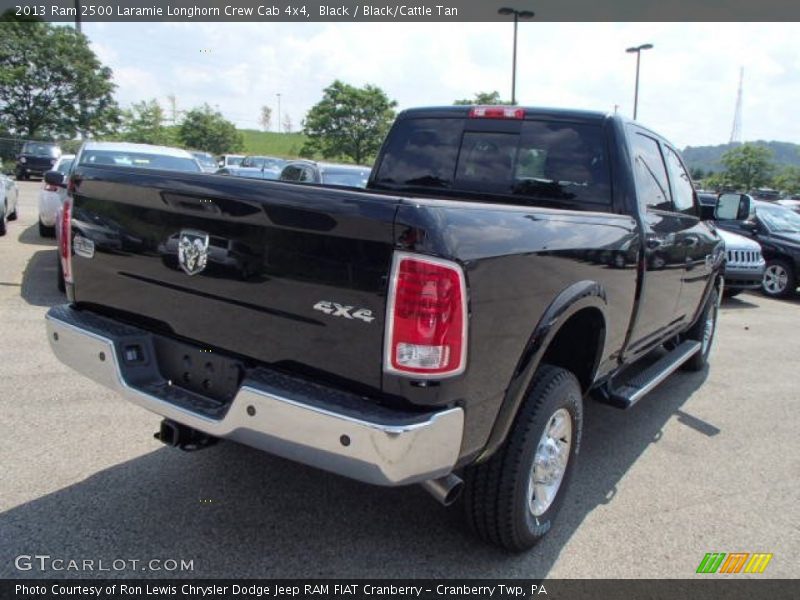 Black / Black/Cattle Tan 2013 Ram 2500 Laramie Longhorn Crew Cab 4x4