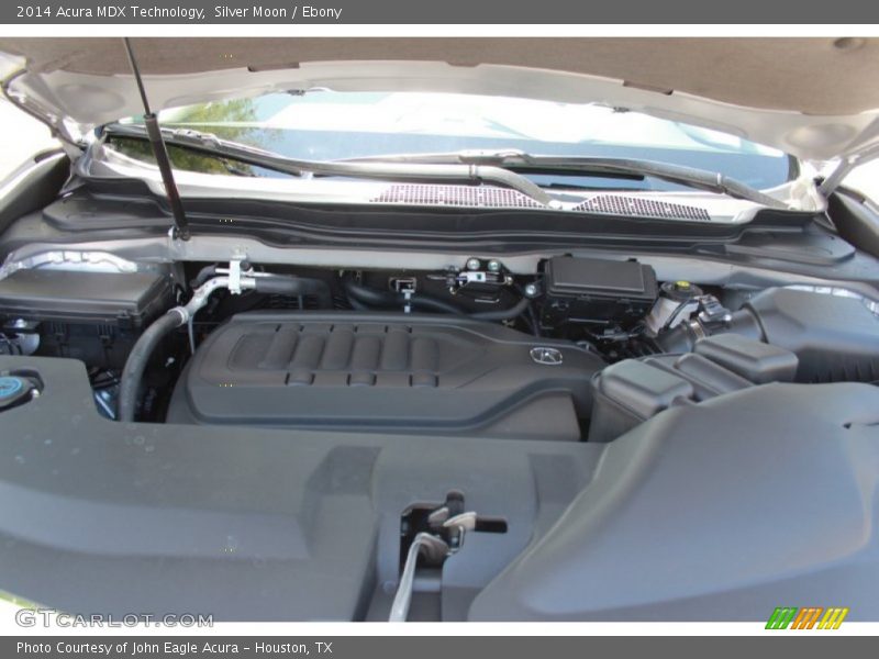 Silver Moon / Ebony 2014 Acura MDX Technology