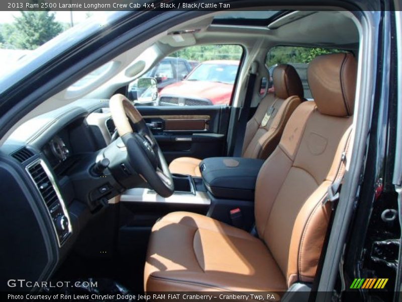 Front Seat of 2013 2500 Laramie Longhorn Crew Cab 4x4