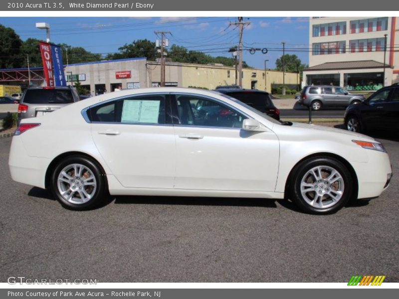 White Diamond Pearl / Ebony 2010 Acura TL 3.5