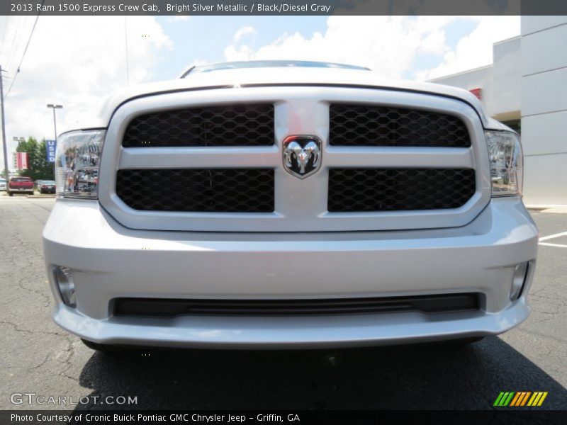 Bright Silver Metallic / Black/Diesel Gray 2013 Ram 1500 Express Crew Cab