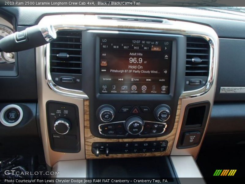 Controls of 2013 2500 Laramie Longhorn Crew Cab 4x4