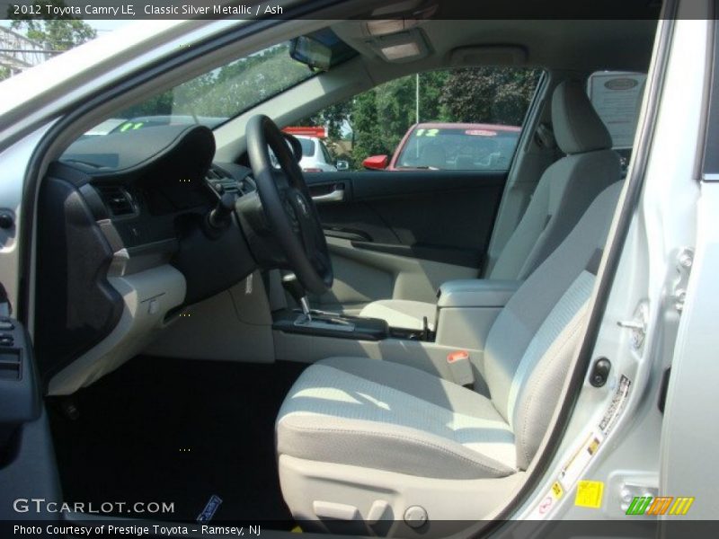 Classic Silver Metallic / Ash 2012 Toyota Camry LE