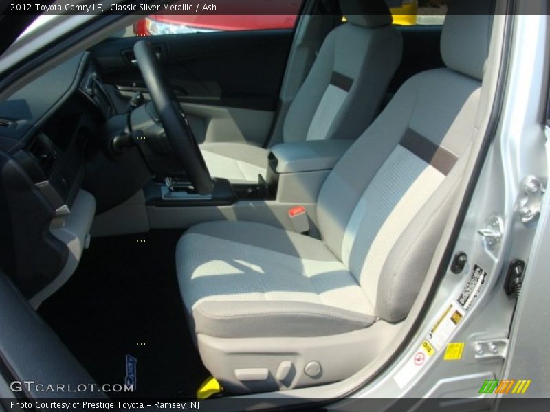 Classic Silver Metallic / Ash 2012 Toyota Camry LE