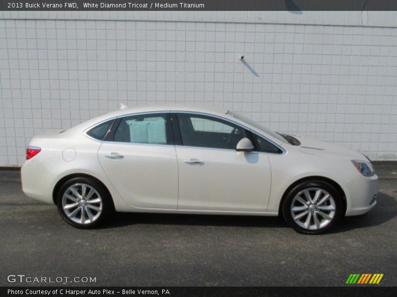White Diamond Tricoat / Medium Titanium 2013 Buick Verano FWD