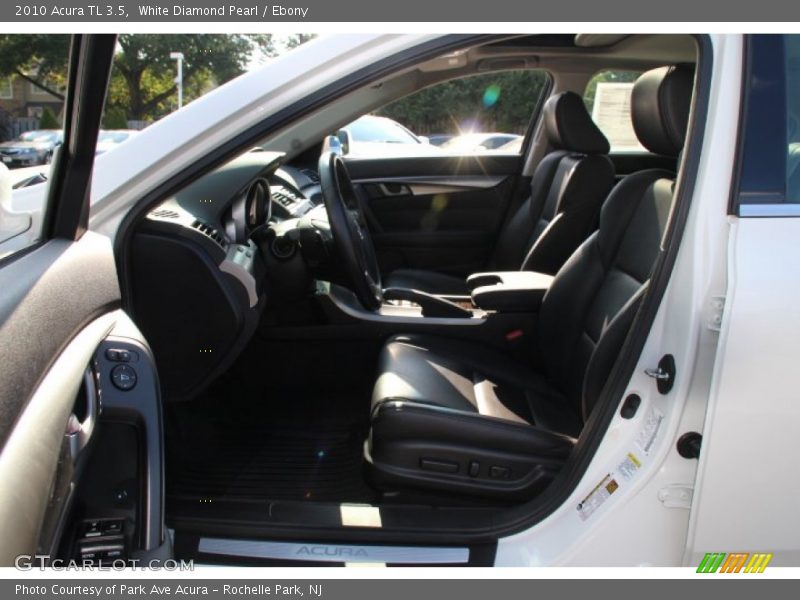 White Diamond Pearl / Ebony 2010 Acura TL 3.5