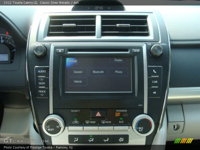 Classic Silver Metallic / Ash 2012 Toyota Camry LE