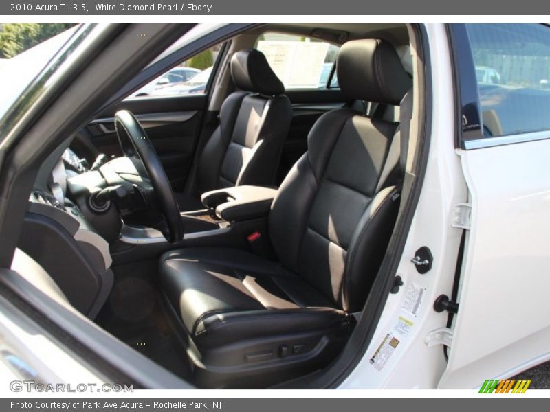 White Diamond Pearl / Ebony 2010 Acura TL 3.5