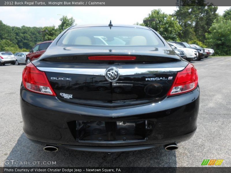 Midnight Blue Metallic / Cashmere 2012 Buick Regal Turbo
