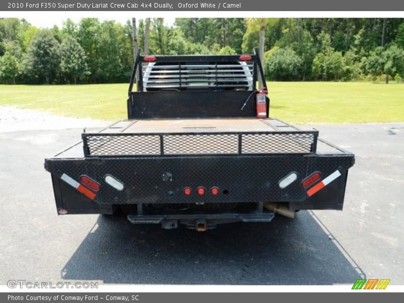 Oxford White / Camel 2010 Ford F350 Super Duty Lariat Crew Cab 4x4 Dually