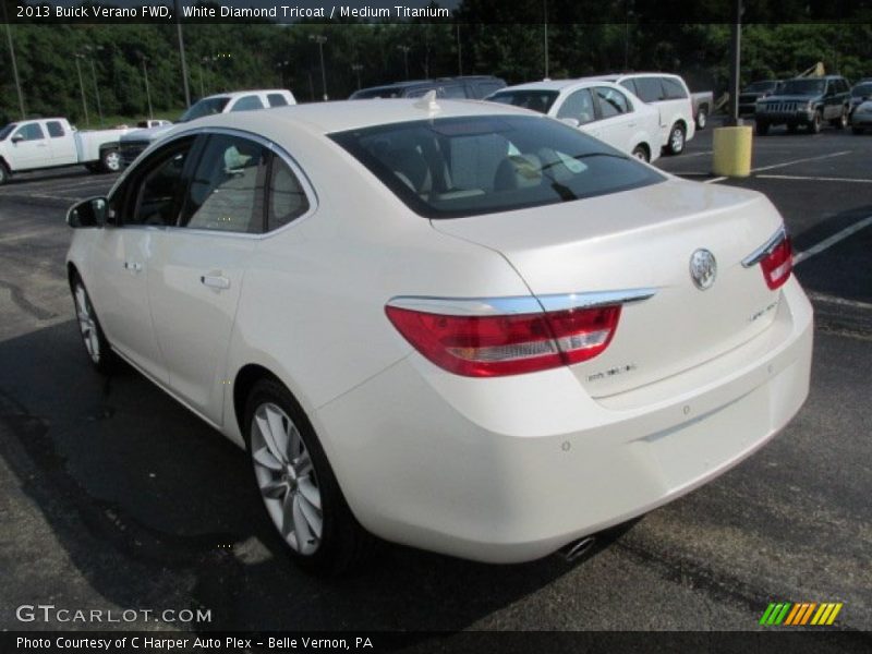 White Diamond Tricoat / Medium Titanium 2013 Buick Verano FWD