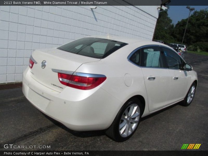 White Diamond Tricoat / Medium Titanium 2013 Buick Verano FWD