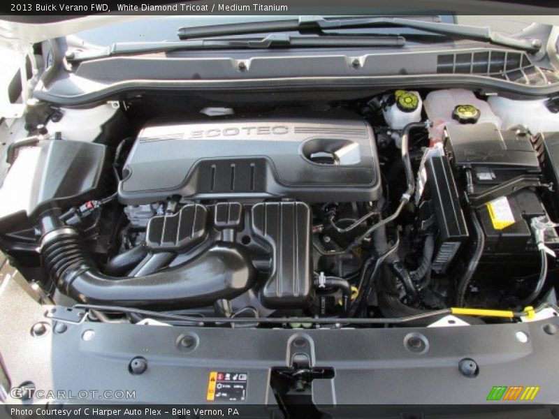 White Diamond Tricoat / Medium Titanium 2013 Buick Verano FWD