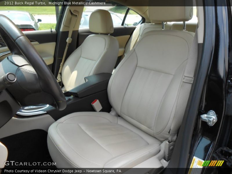 Front Seat of 2012 Regal Turbo