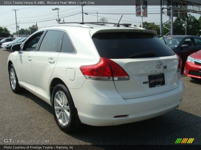 Blizzard Pearl White / Light Gray 2011 Toyota Venza I4 AWD