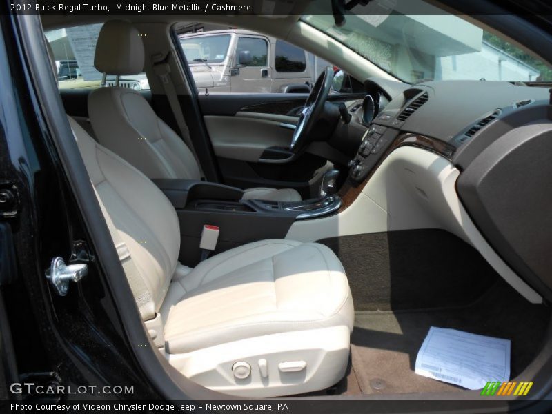 Midnight Blue Metallic / Cashmere 2012 Buick Regal Turbo