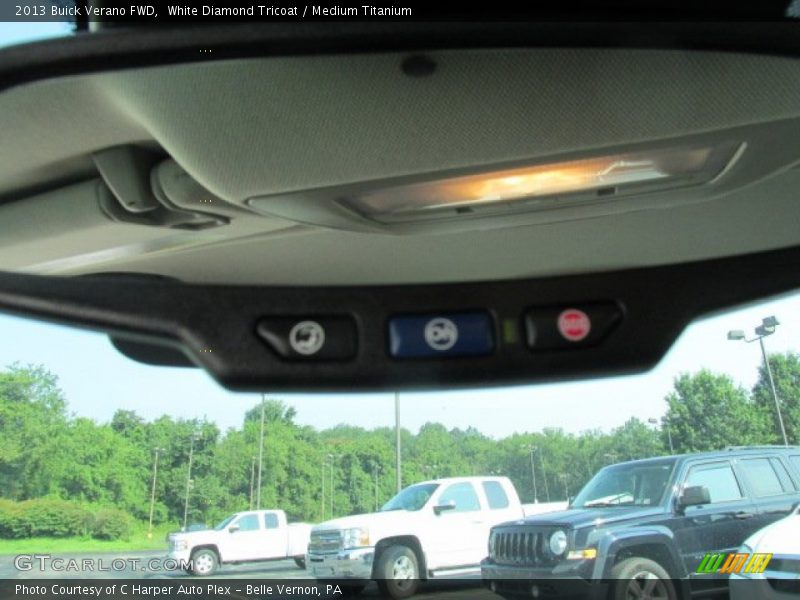 White Diamond Tricoat / Medium Titanium 2013 Buick Verano FWD