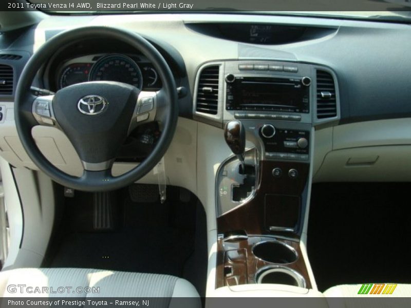 Blizzard Pearl White / Light Gray 2011 Toyota Venza I4 AWD