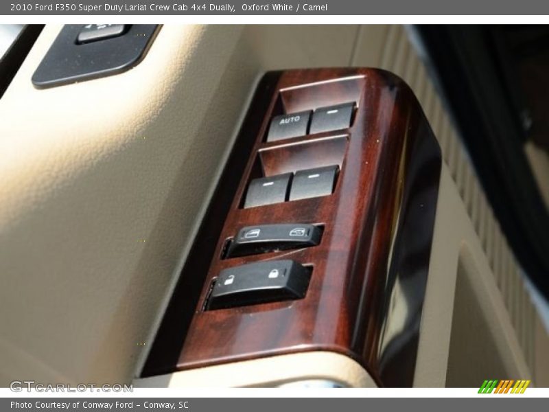 Oxford White / Camel 2010 Ford F350 Super Duty Lariat Crew Cab 4x4 Dually
