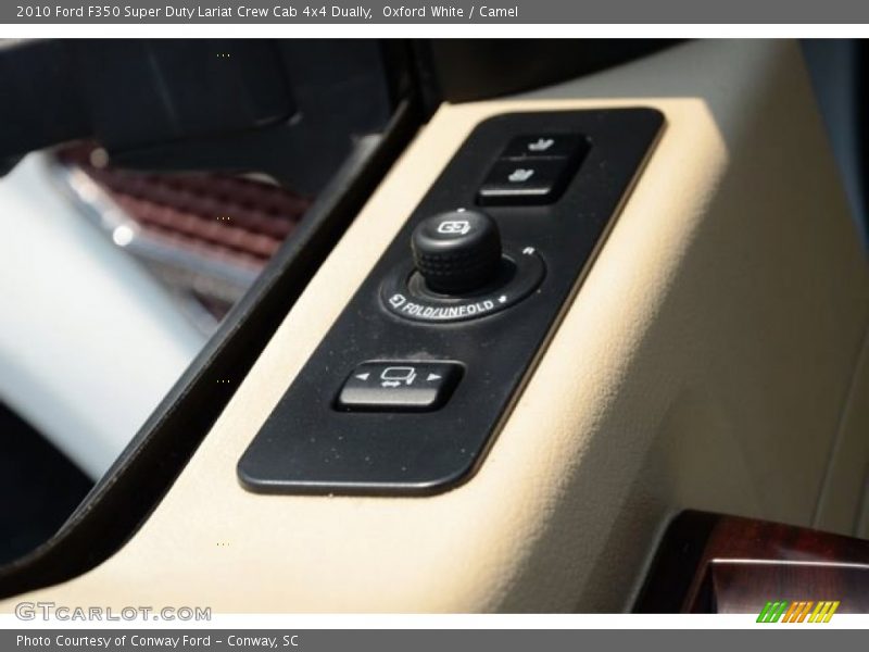 Oxford White / Camel 2010 Ford F350 Super Duty Lariat Crew Cab 4x4 Dually