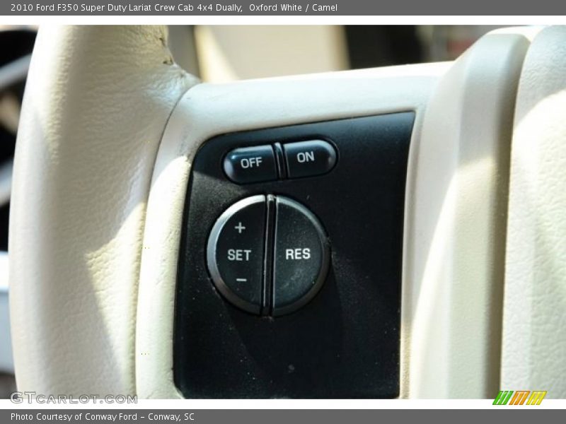 Oxford White / Camel 2010 Ford F350 Super Duty Lariat Crew Cab 4x4 Dually
