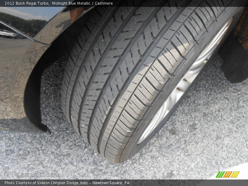 Midnight Blue Metallic / Cashmere 2012 Buick Regal Turbo