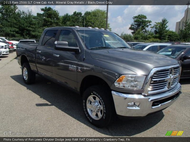 Mineral Gray Metallic / Black/Diesel Gray 2013 Ram 2500 SLT Crew Cab 4x4