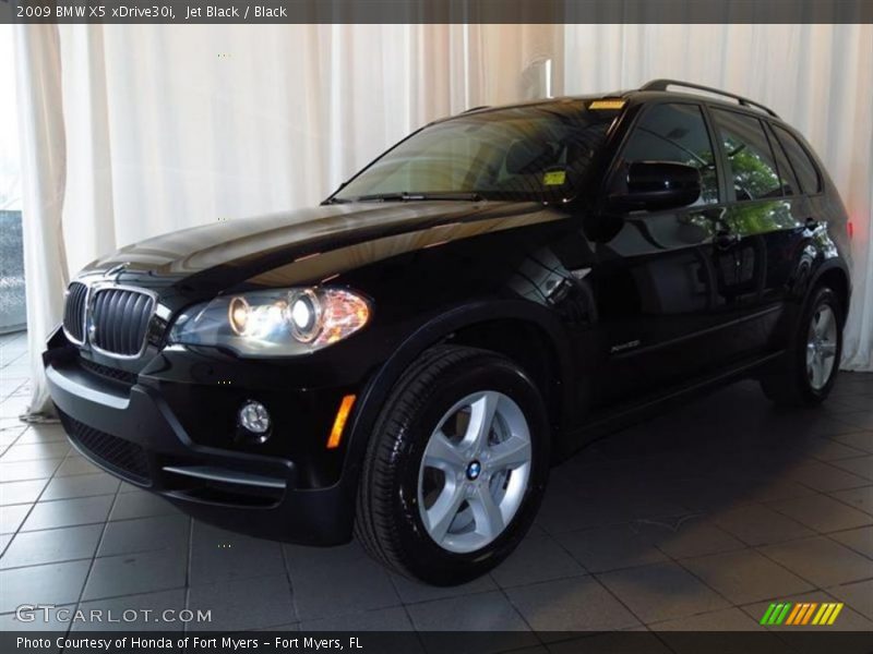 Jet Black / Black 2009 BMW X5 xDrive30i