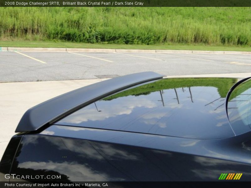 Brilliant Black Crystal Pearl / Dark Slate Gray 2008 Dodge Challenger SRT8