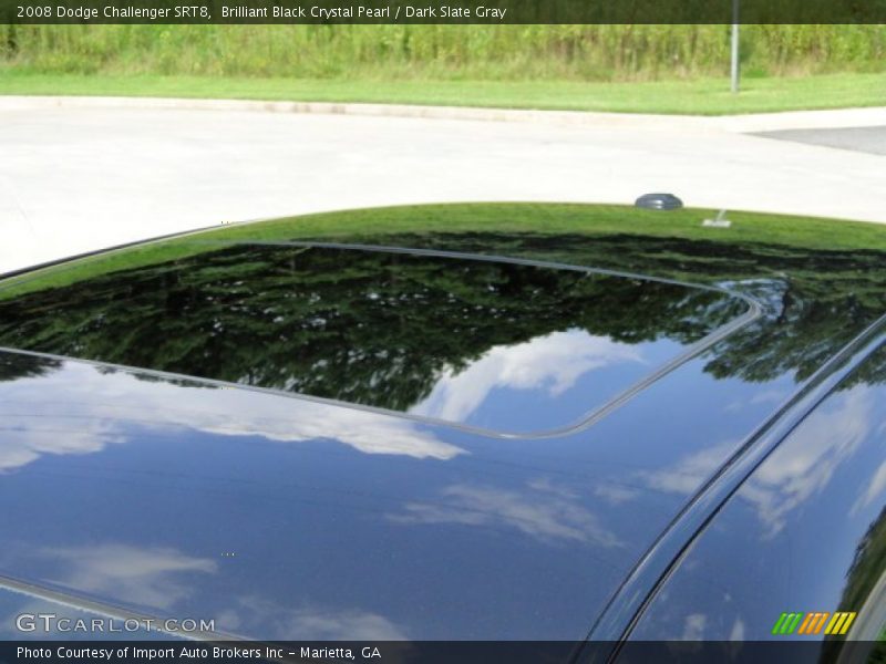 Brilliant Black Crystal Pearl / Dark Slate Gray 2008 Dodge Challenger SRT8