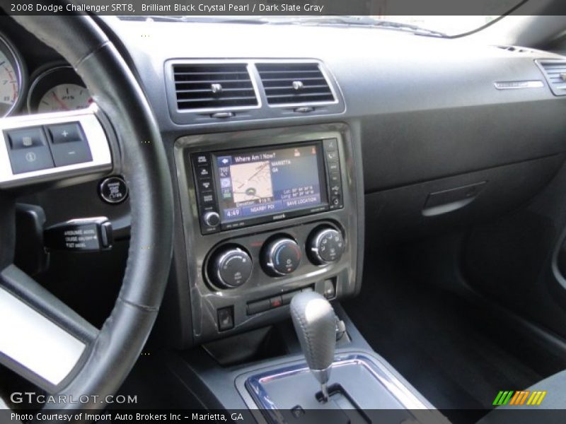 Brilliant Black Crystal Pearl / Dark Slate Gray 2008 Dodge Challenger SRT8