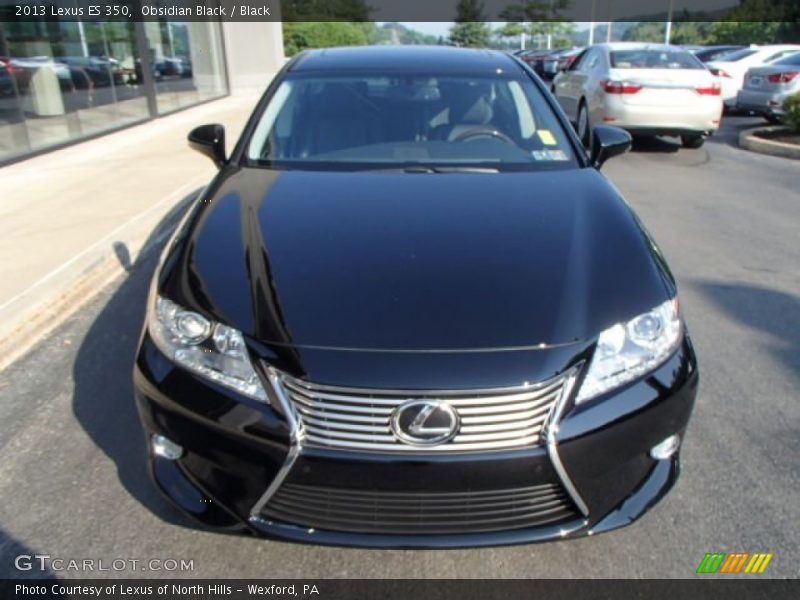 Obsidian Black / Black 2013 Lexus ES 350