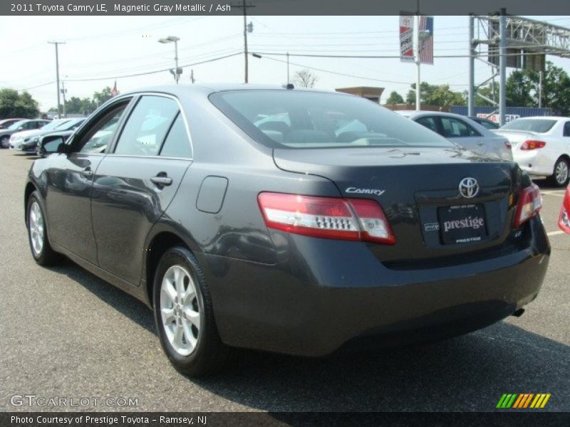 Magnetic Gray Metallic / Ash 2011 Toyota Camry LE
