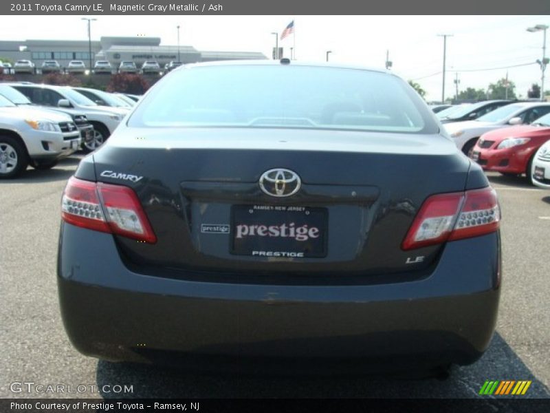 Magnetic Gray Metallic / Ash 2011 Toyota Camry LE