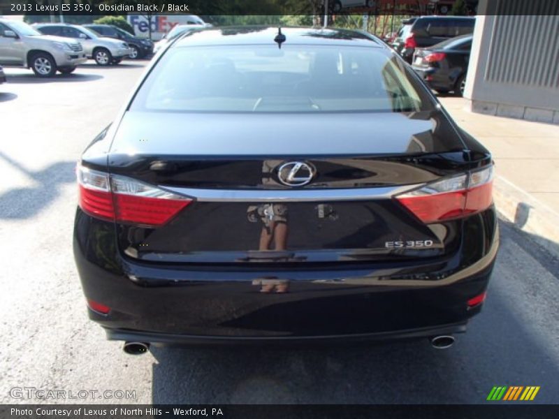 Obsidian Black / Black 2013 Lexus ES 350