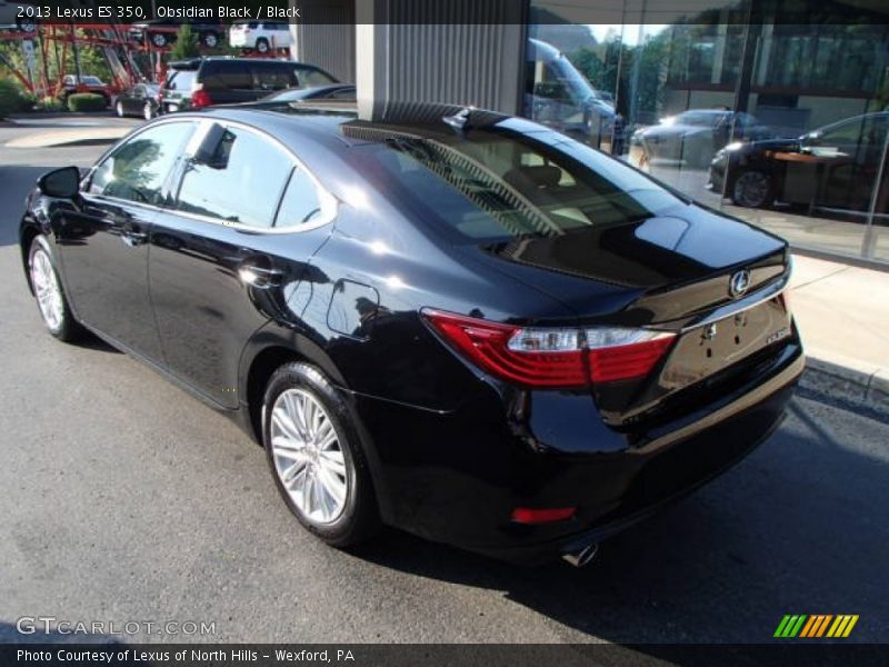 Obsidian Black / Black 2013 Lexus ES 350