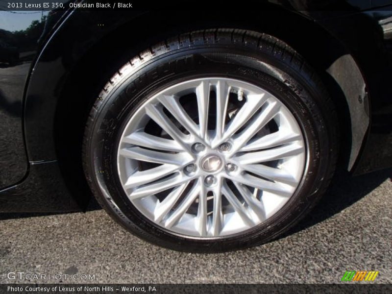 Obsidian Black / Black 2013 Lexus ES 350