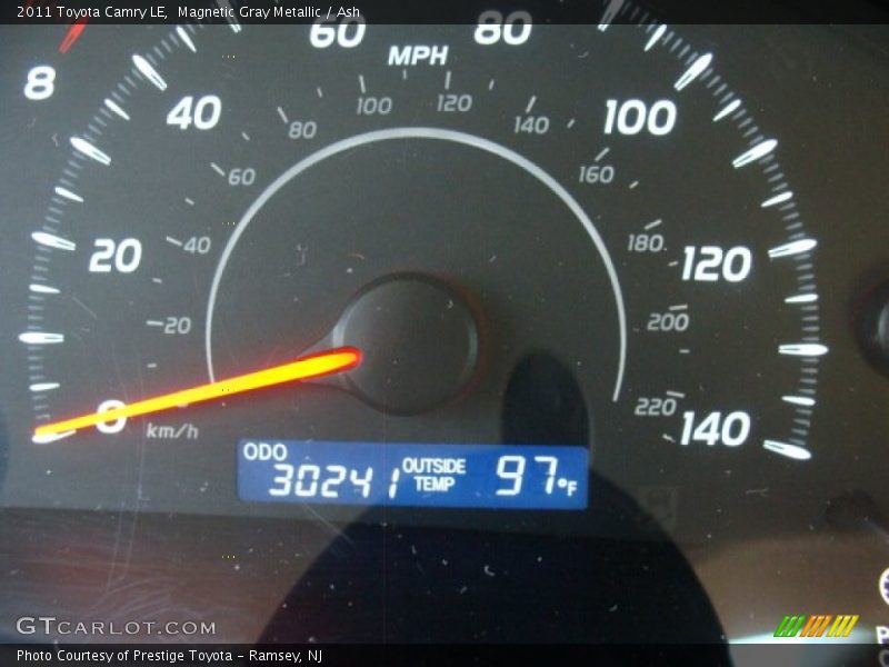Magnetic Gray Metallic / Ash 2011 Toyota Camry LE