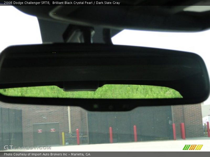 Brilliant Black Crystal Pearl / Dark Slate Gray 2008 Dodge Challenger SRT8
