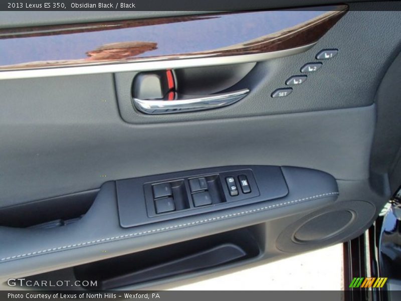 Obsidian Black / Black 2013 Lexus ES 350