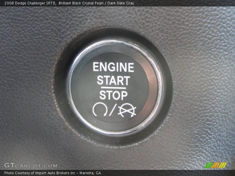 Brilliant Black Crystal Pearl / Dark Slate Gray 2008 Dodge Challenger SRT8