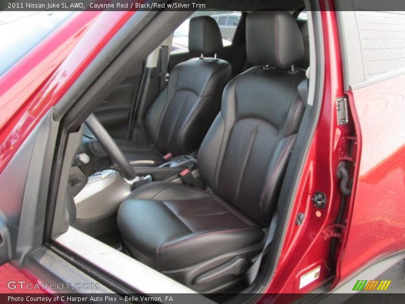 Cayenne Red / Black/Red w/Silver Trim 2011 Nissan Juke SL AWD