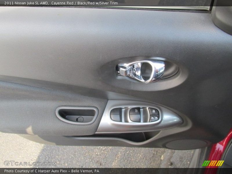 Cayenne Red / Black/Red w/Silver Trim 2011 Nissan Juke SL AWD