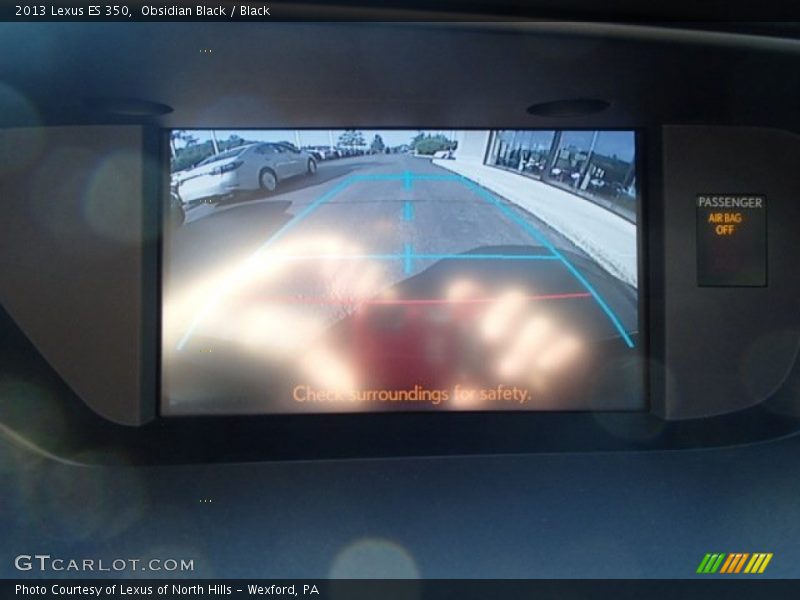 Obsidian Black / Black 2013 Lexus ES 350