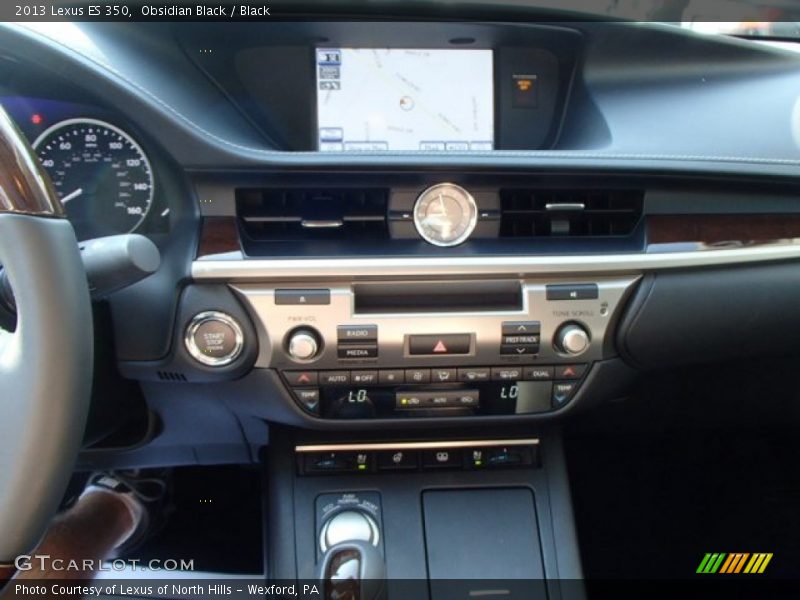 Obsidian Black / Black 2013 Lexus ES 350