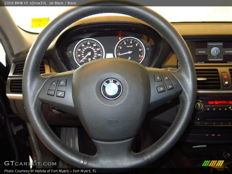 Jet Black / Black 2009 BMW X5 xDrive30i