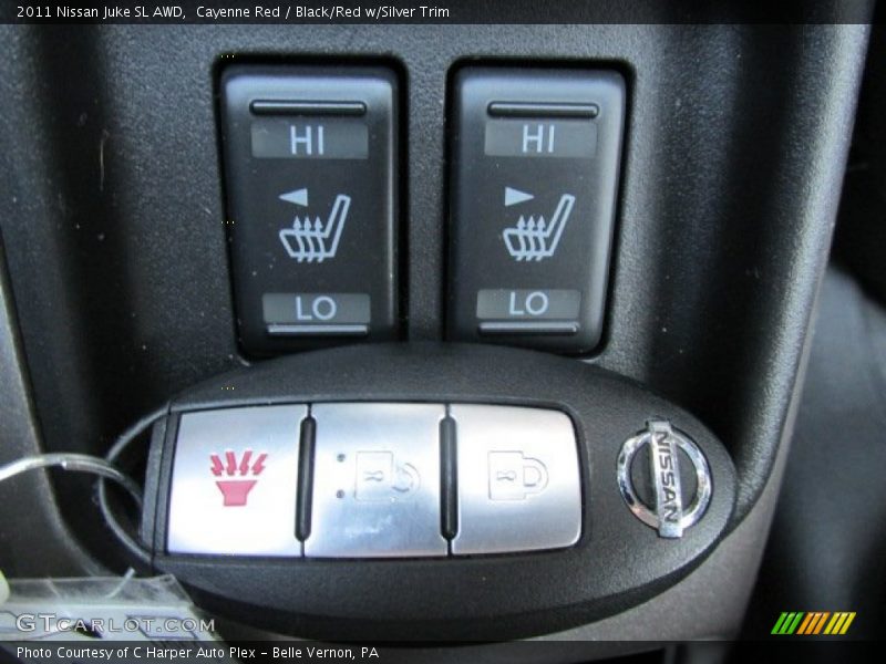 Cayenne Red / Black/Red w/Silver Trim 2011 Nissan Juke SL AWD