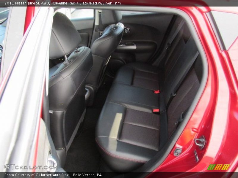 Cayenne Red / Black/Red w/Silver Trim 2011 Nissan Juke SL AWD