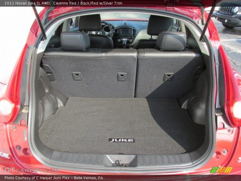 Cayenne Red / Black/Red w/Silver Trim 2011 Nissan Juke SL AWD