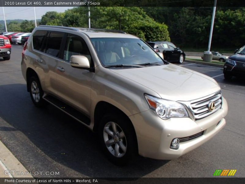 Satin Cashmere Metallic / Sepia 2010 Lexus GX 460